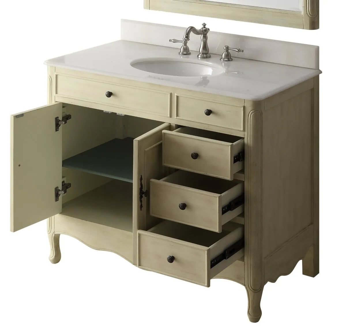 38" Daleville Bathroom Sink Vanity - Benton Collection HF-837WP