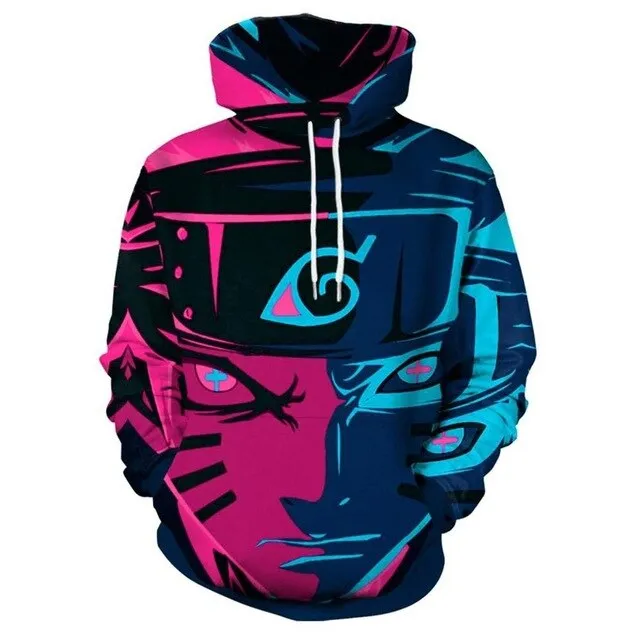 Anime Naruto 3D Hoodies Streetwear Sweatshirt Casual Hoody Men Women 3D Pullover Harajuku Tracksuit Male Hip Hop Hooded DropShip