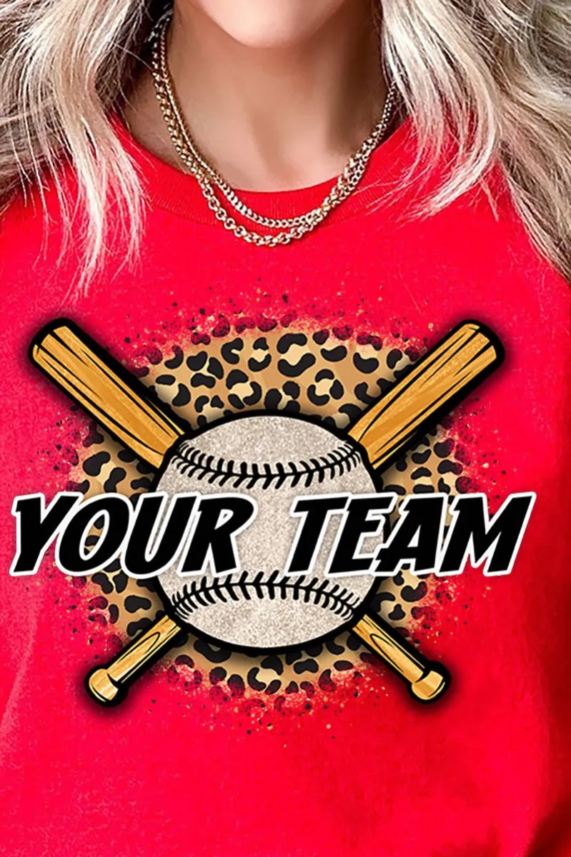 Batter Up Your Team Short Sleeve Relaxed Fit T-Shirt