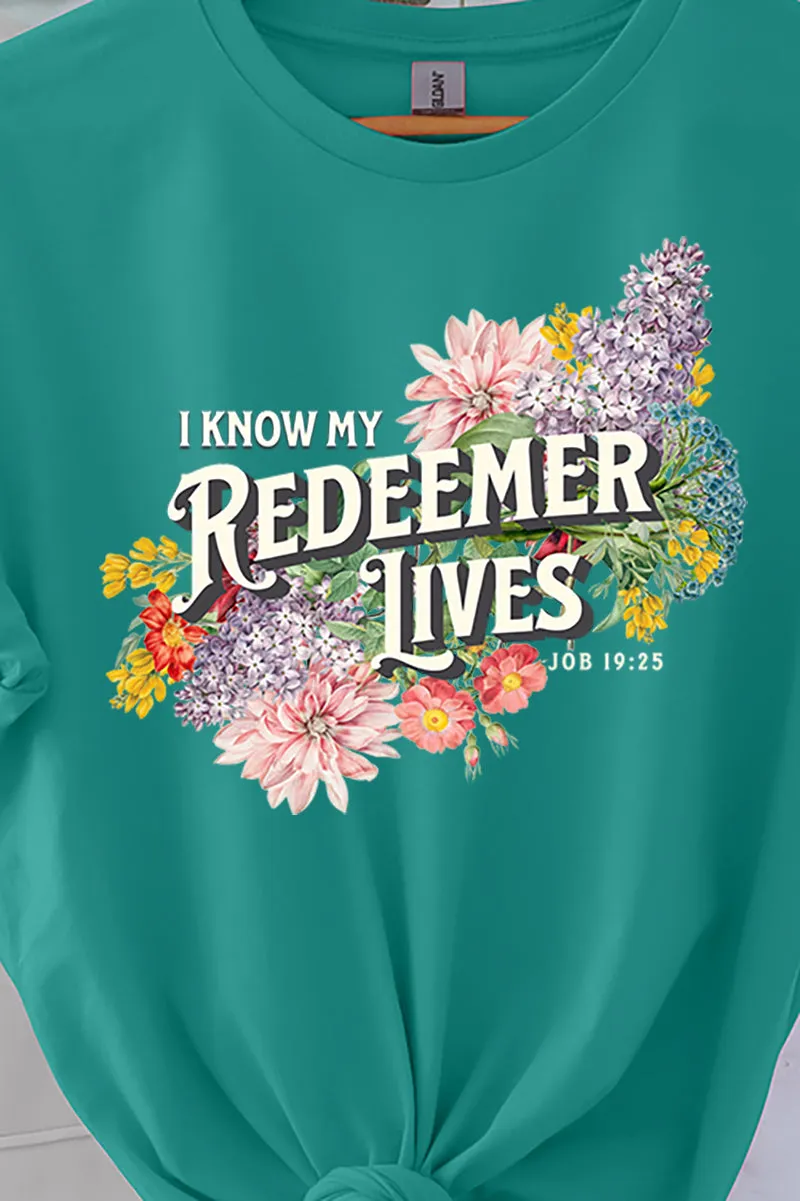 Blooming Redeemer Lives Short Sleeve Relaxed Fit T-Shirt