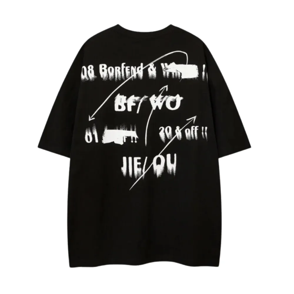 “Bold Abstract Graphic Oversize” T-shirt