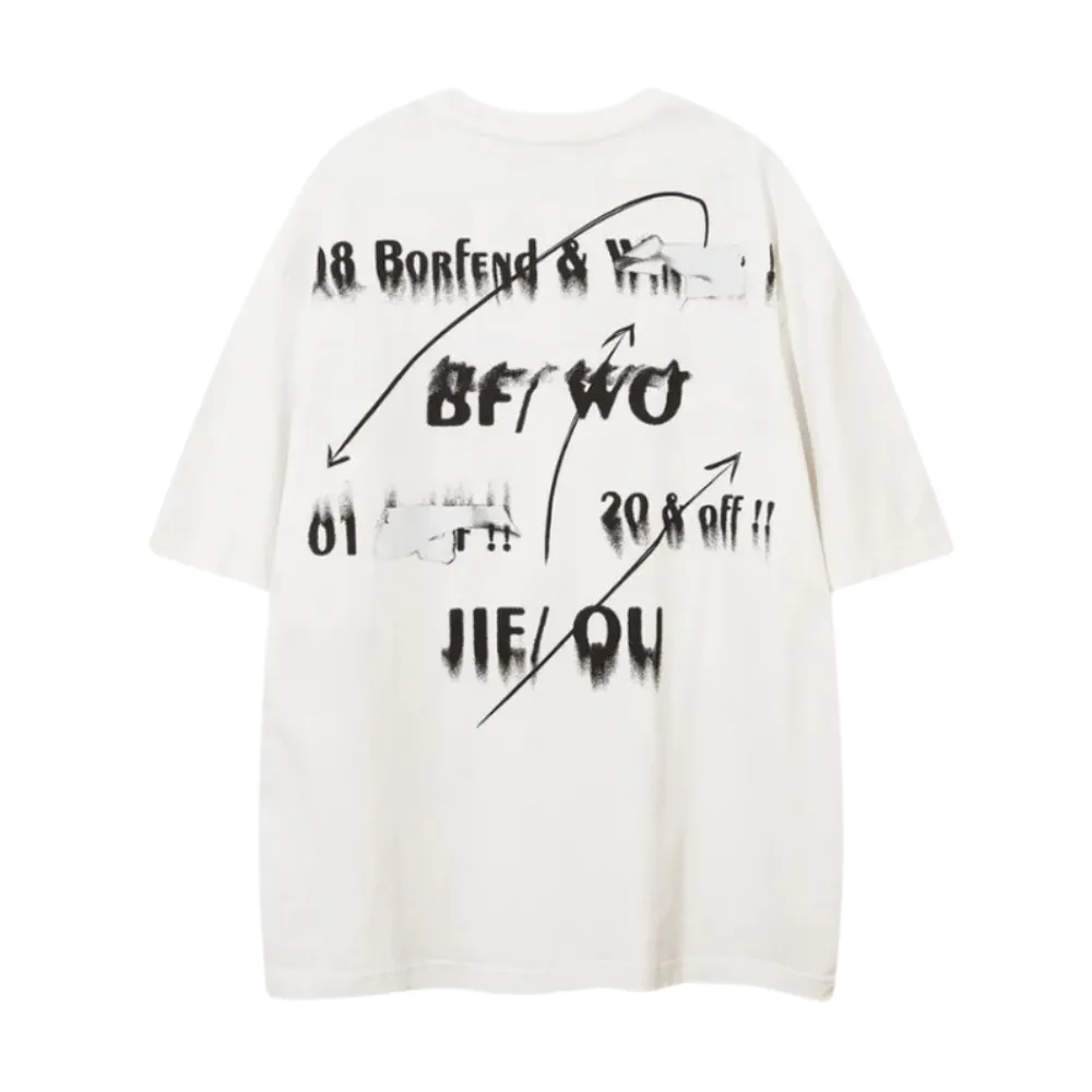 “Bold Abstract Graphic Oversize” T-shirt