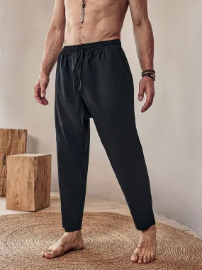 Breathable Linen Blend Pants