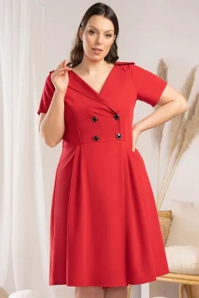 Catherine Professional Flared Business Dress for Women