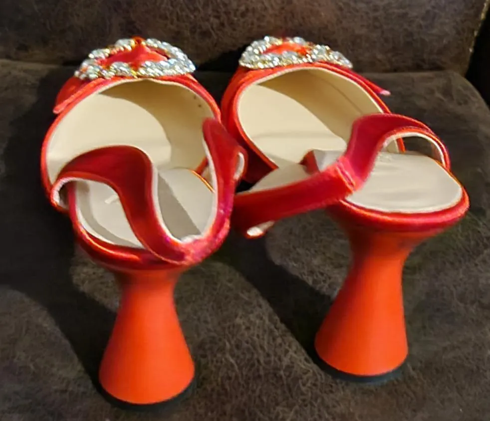 CLASSY RED MATCHING SHOE SET