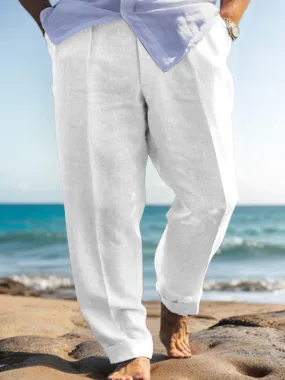 Comfy Breathable Cotton Linen Trousers