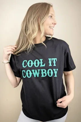 Cool It Cowboy Puff Vinyl Short Sleeve Relaxed Fit T-Shirt