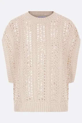 Cotton Ribbed Knit Sweater