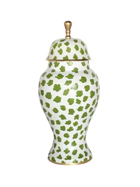 Dana Gibson Green Fleck Ginger Jar, Small