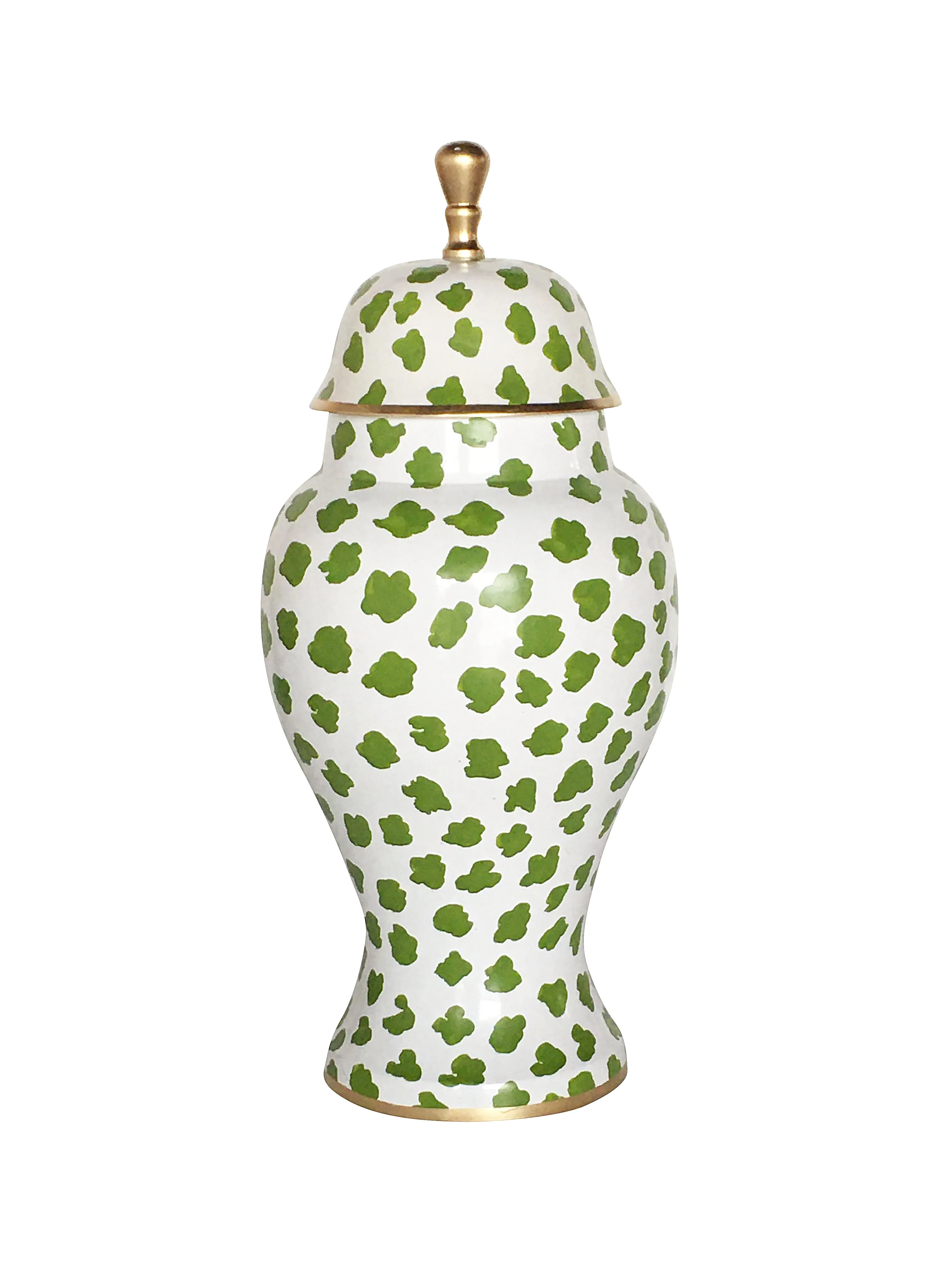 Dana Gibson Green Fleck Ginger Jar, Small