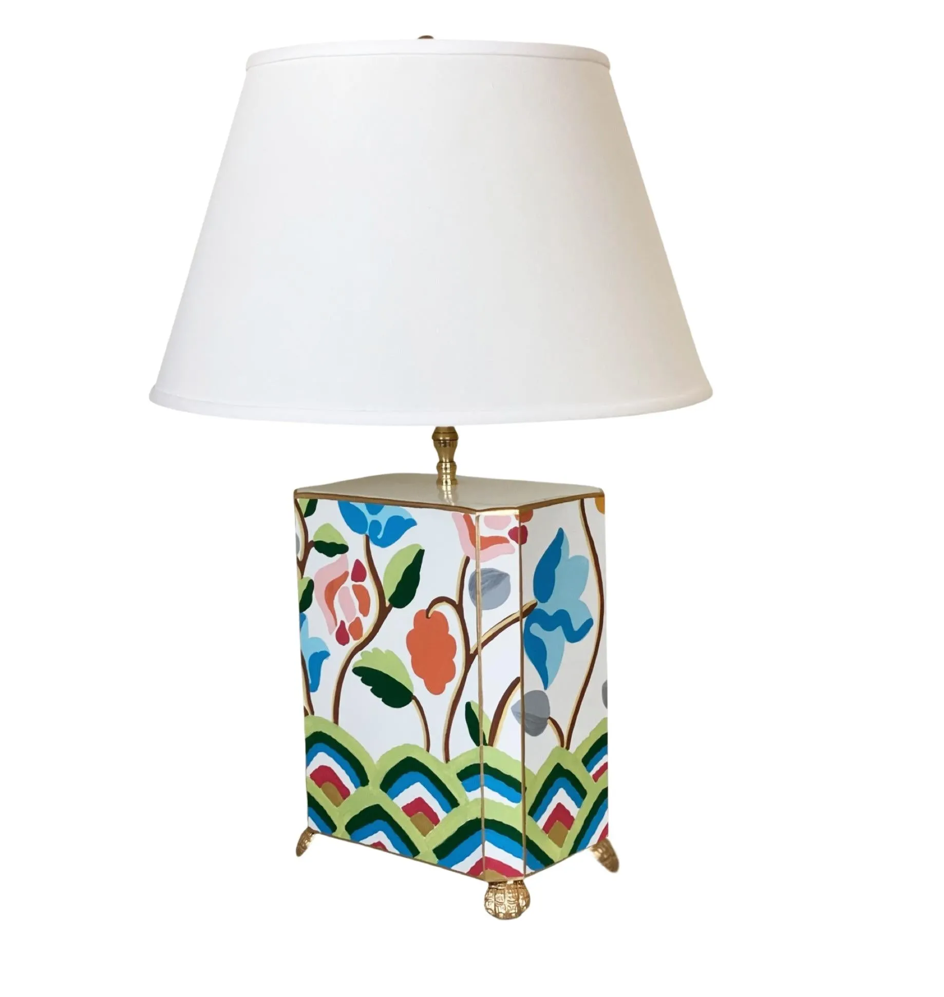 Dana Gibson Jabo Lamp in Multi