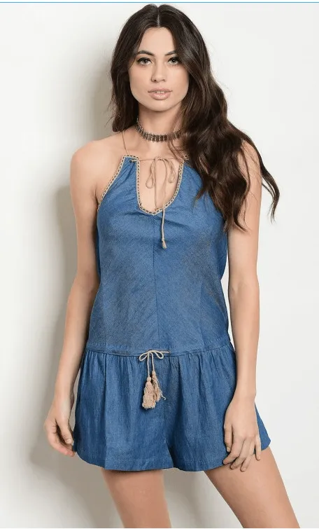 DIXIE’S DENIM DREAM ROMPER