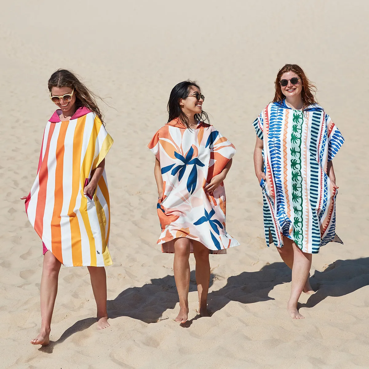 Dock & Bay Poncho Adults - Palm Beach