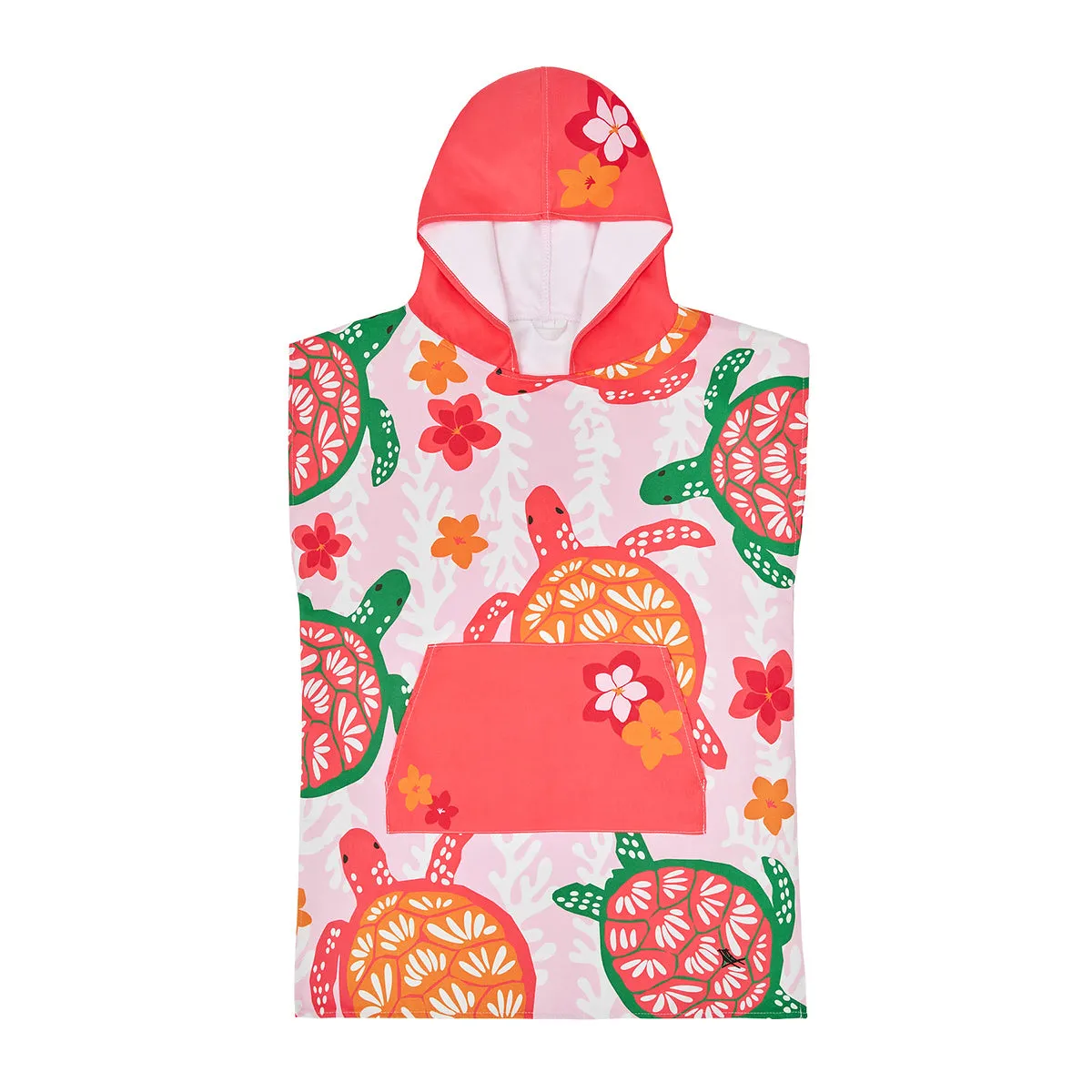 Dock & Bay Poncho Kids - Turtley Tropical - GRS Certified