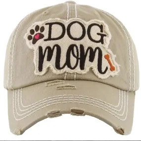 Dog mom hat washed vintage kbv1140