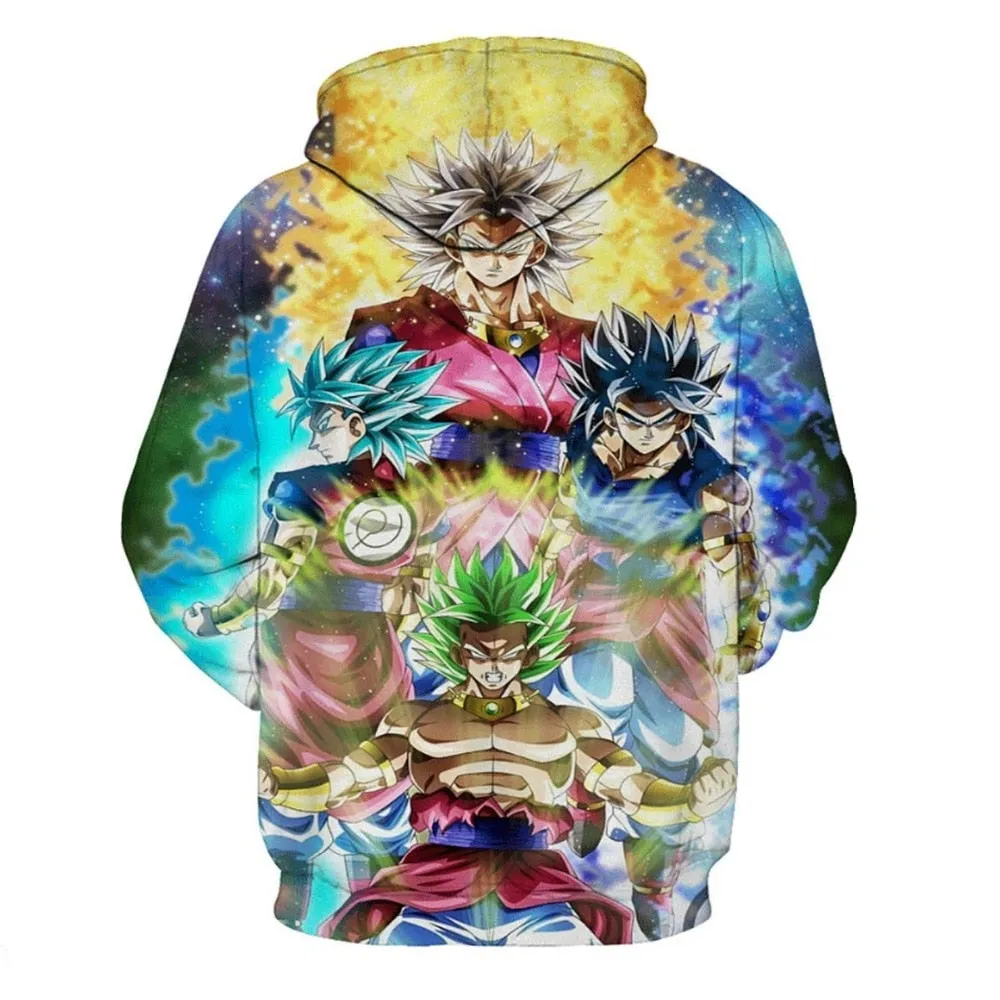 Dragon ball Anime 3D hoodies Men Women Hooded Sweatshirt Dragonball Son Goku Casual Pockets Streetwear Autumn Tops