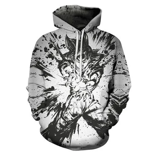 Dragon ball Anime 3D hoodies Men Women Hooded Sweatshirt Dragonball Son Goku Casual Pockets Streetwear Autumn Tops