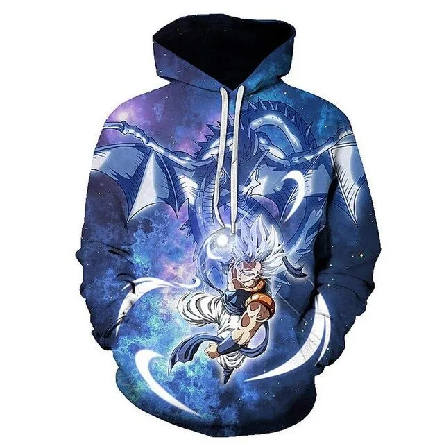 Dragon ball Anime 3D hoodies Men Women Hooded Sweatshirt Dragonball Son Goku Casual Pockets Streetwear Autumn Tops