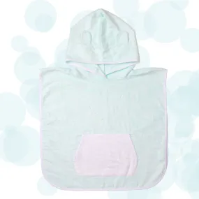 FancyFluff Bamboo Cotton Baby Poncho- Bear