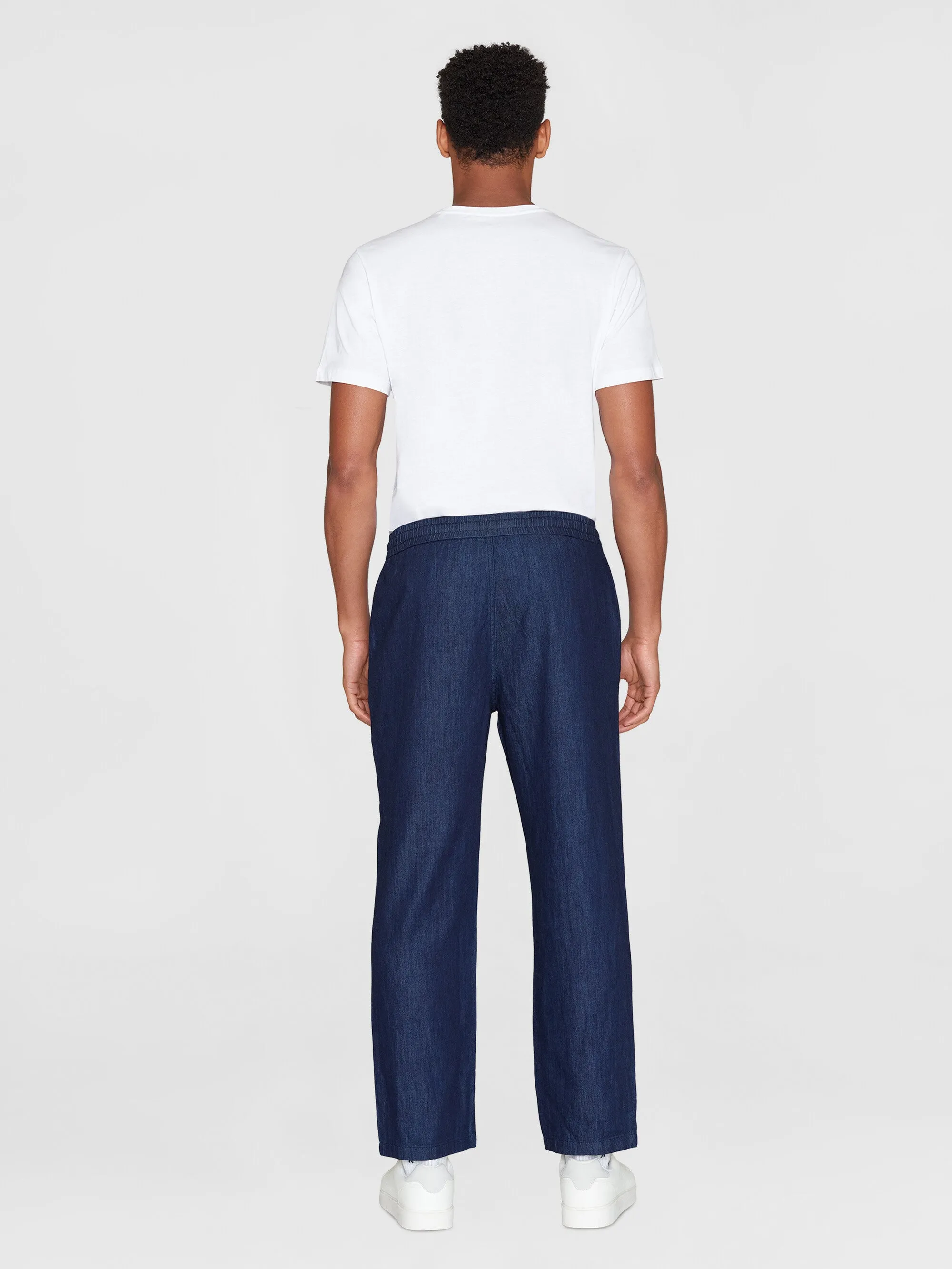 FIG loose denim classic indigo pants - GOTS/Vegan - Classic indigo