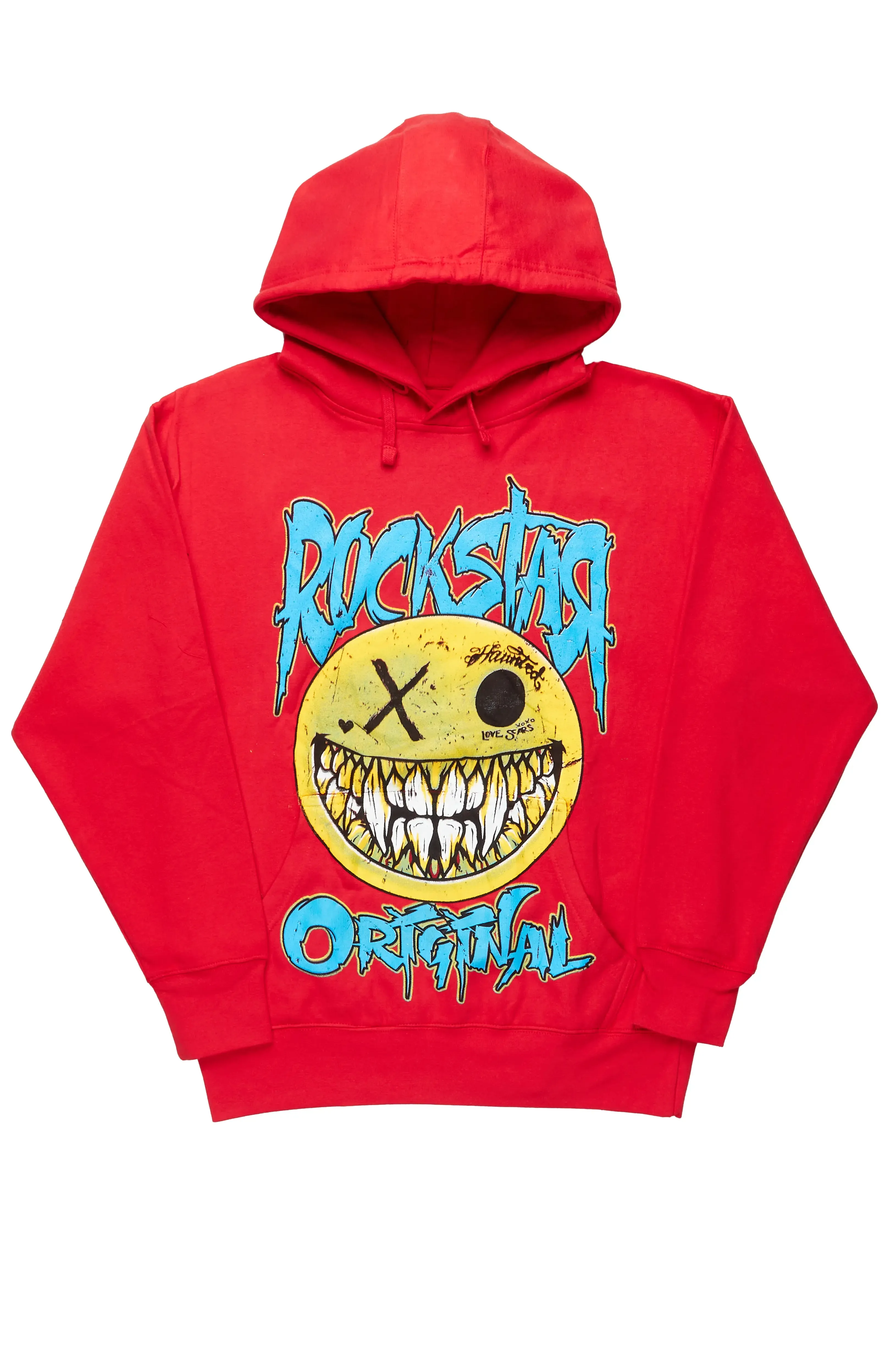 Fraust Red Graphic Hoodie