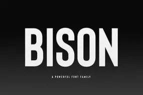 Free Bison Bold Demo Font