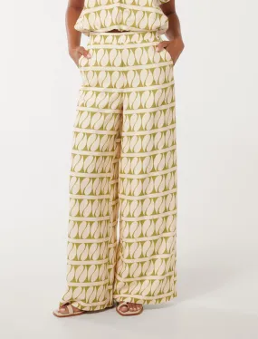 Halle Linen Wide Leg Pants