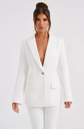 Hazel Suit Jacket - Ivory