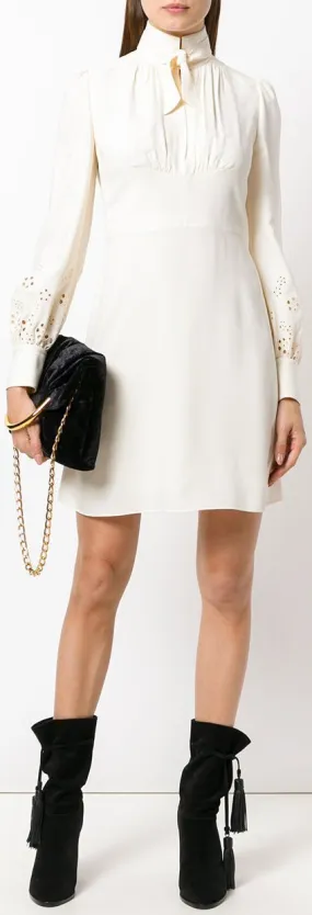 High-Collar Dress