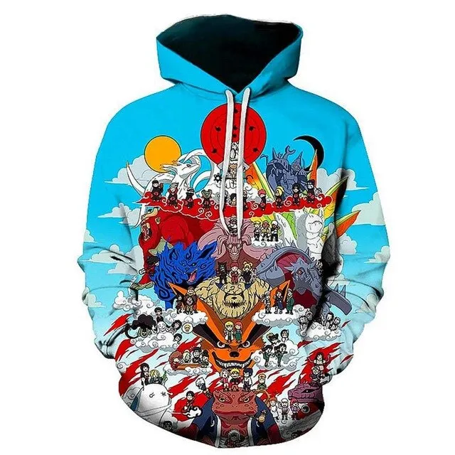 Hoodies Unisex Naruto Harajuku Japanese Anime Uchiha Itachi Printed Men's Hoodie Male Streetwear Fashion Casual sweatshirt Coat