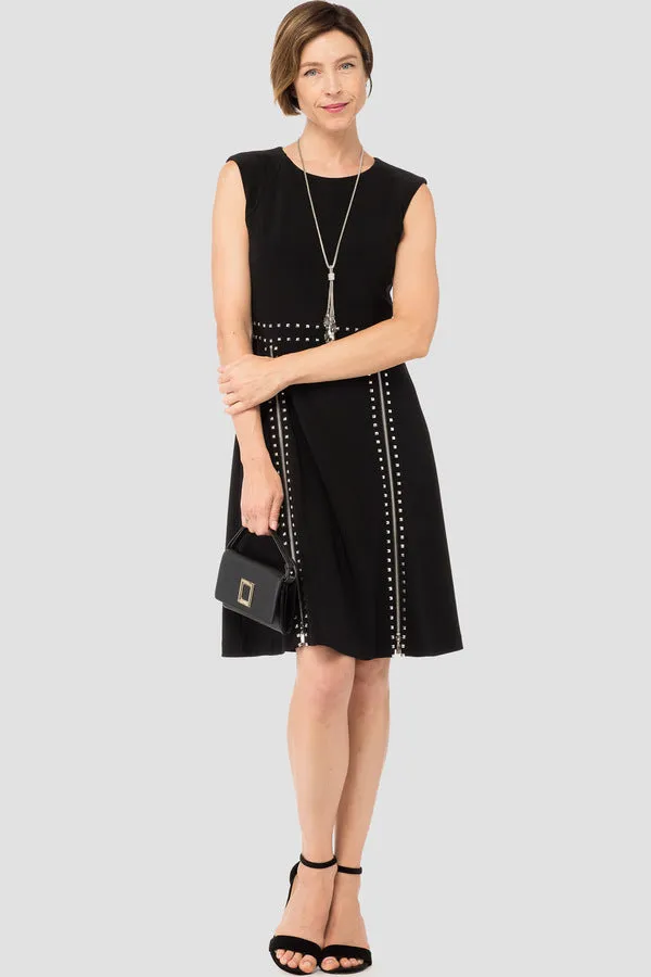 Joseph Ribkoff Zippers Knee Lenght Dress