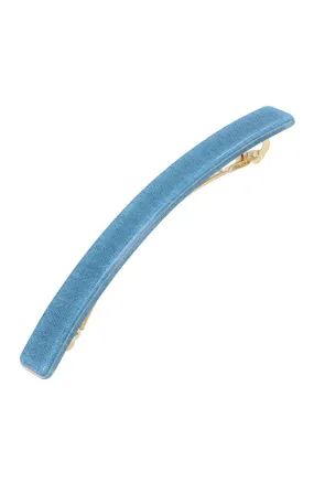 Kona Long and Skinny Barrette - Denim