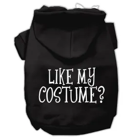 Like my costume? Screen Print Pet Hoodies Black Size S (10)