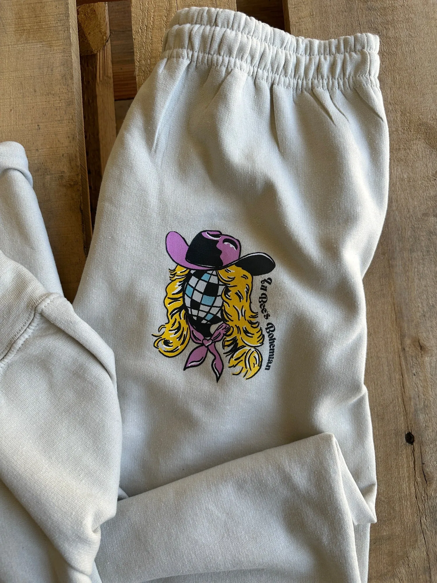 Lil Bee's Bohemian Disco Cowgirl Sweatsuit Set (made to order) WR