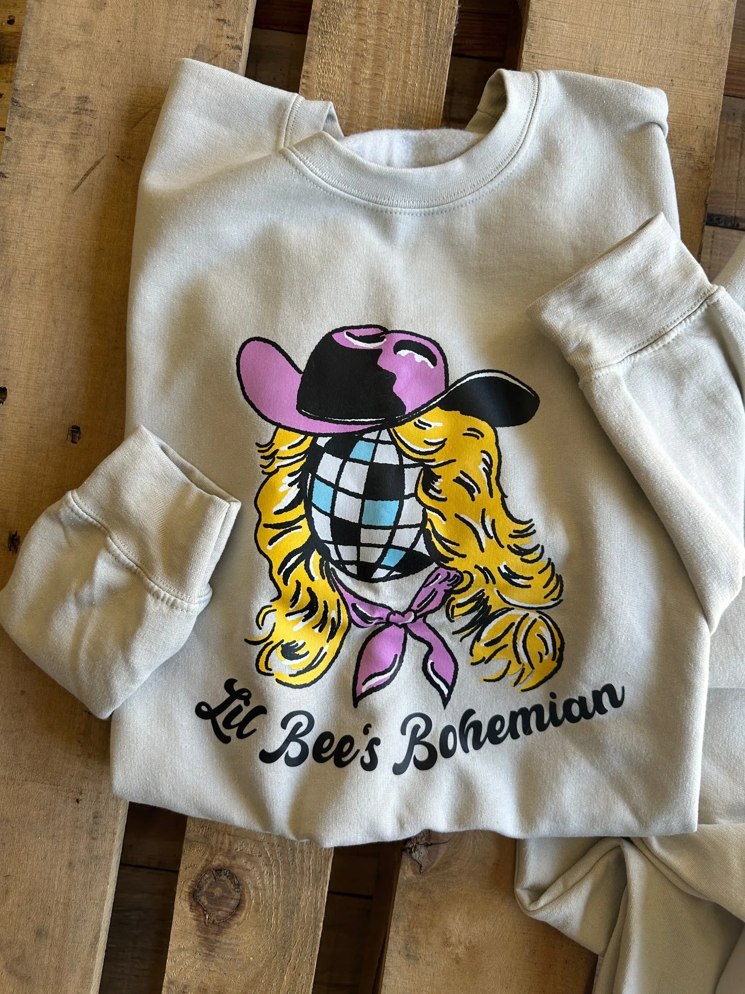 Lil Bee's Bohemian Disco Cowgirl Sweatsuit Set (made to order) WR