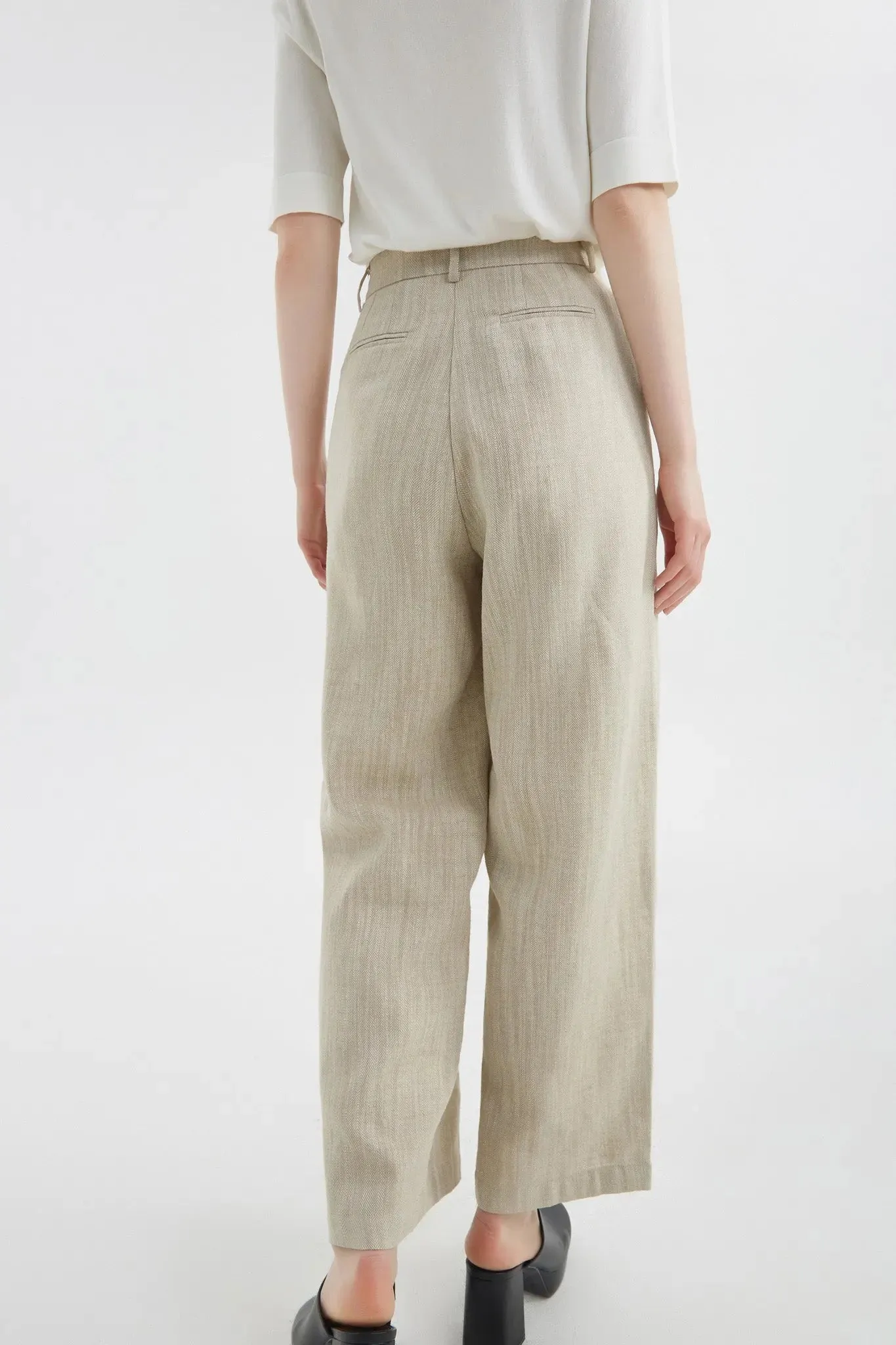 Linen Wide Leg Pants