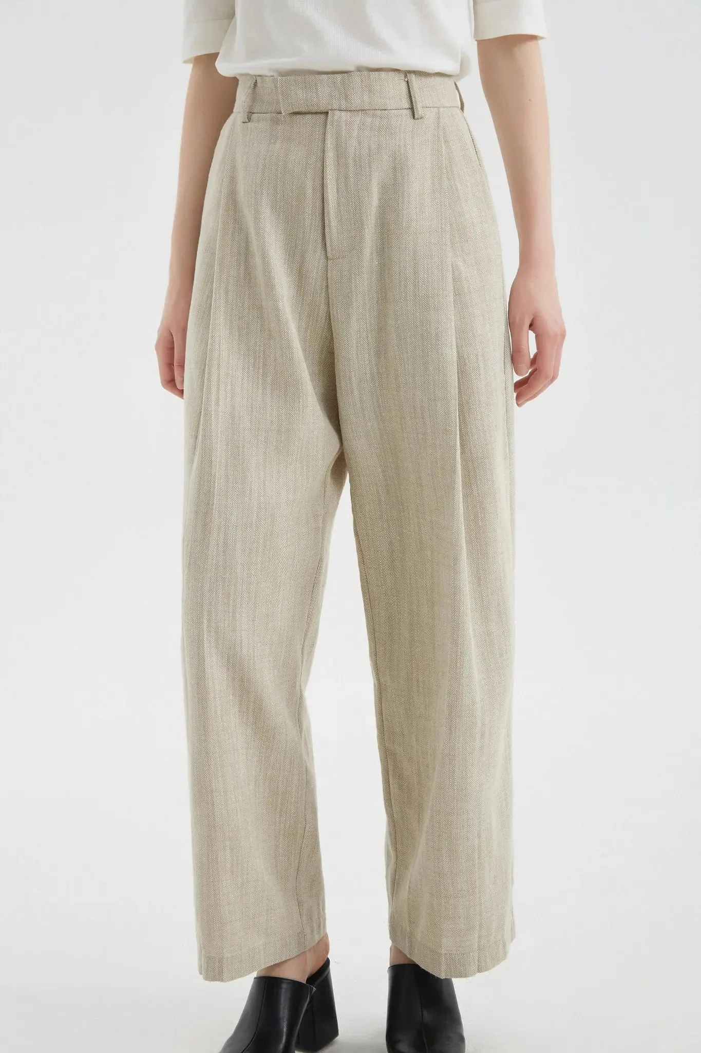 Linen Wide Leg Pants