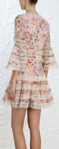 'Lovelorn' Floral Flutter Dress