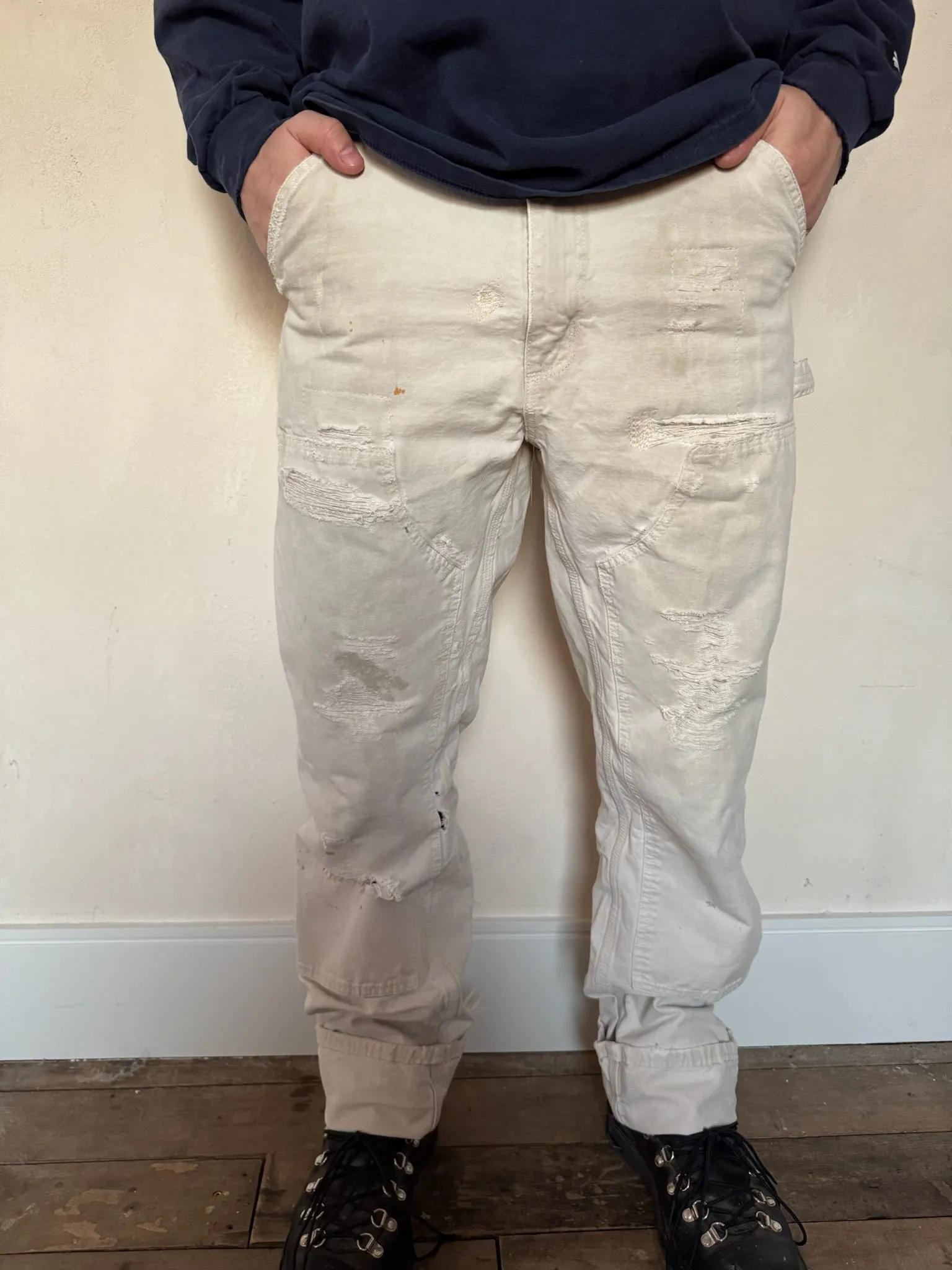 Mended Carhartt Double Knee Panel Pants 6