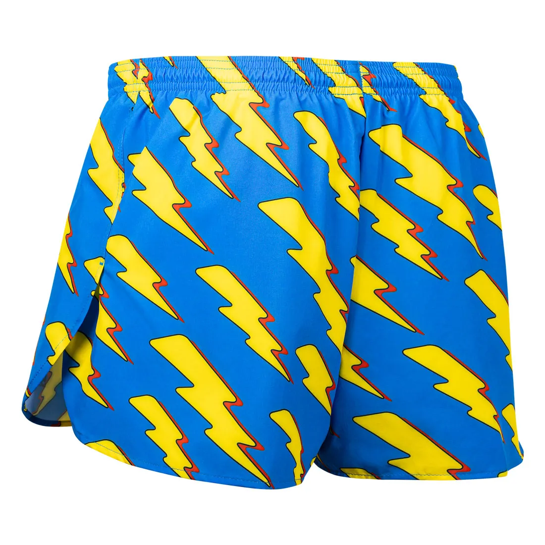 Men's Printed 3" Half Split Shorts - Lightning