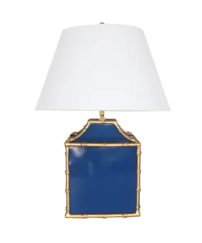 Pagoda in Navy Lamp