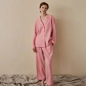 Pink Bloom Linen Pajama pants