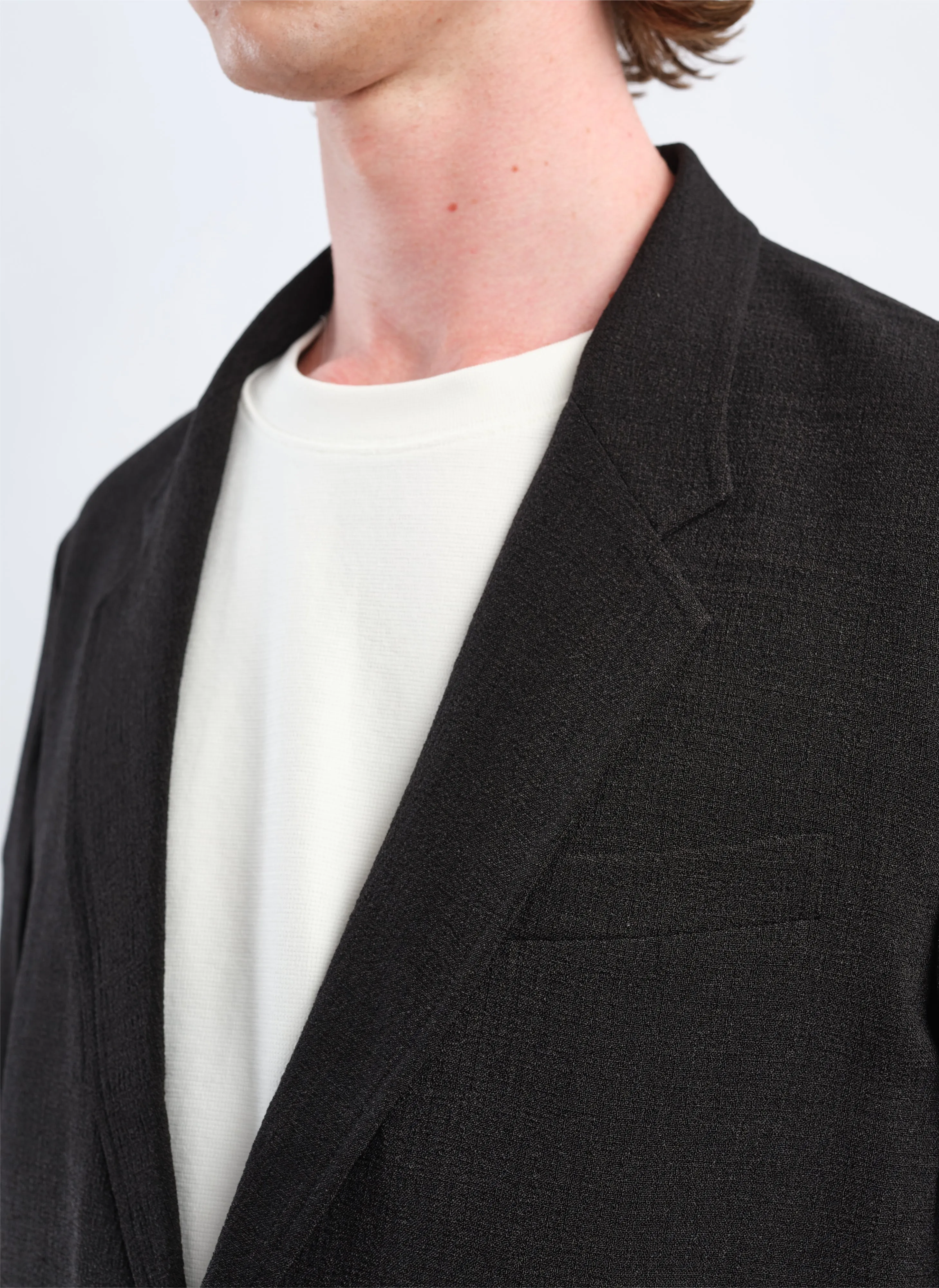 Polyester Soft Single Bresated Blazer