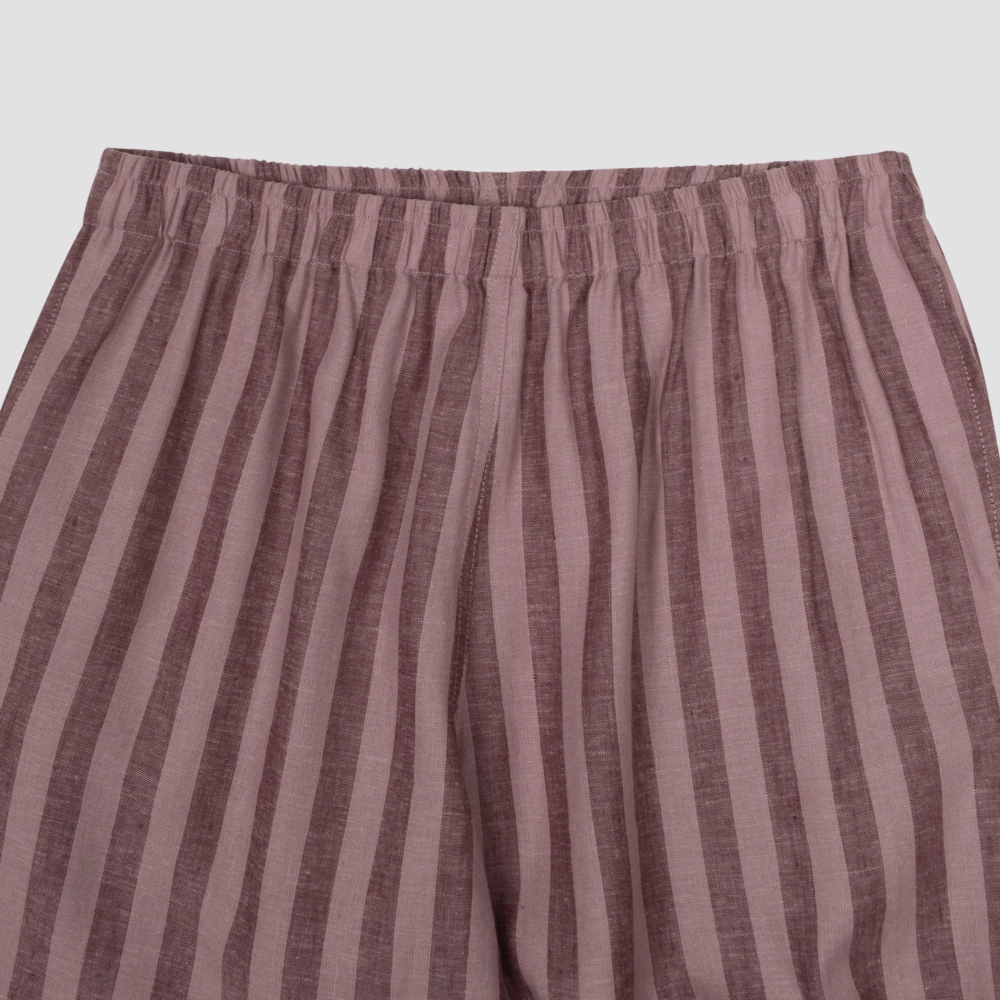 Port & Woodrose Striped Linen Pajama pants