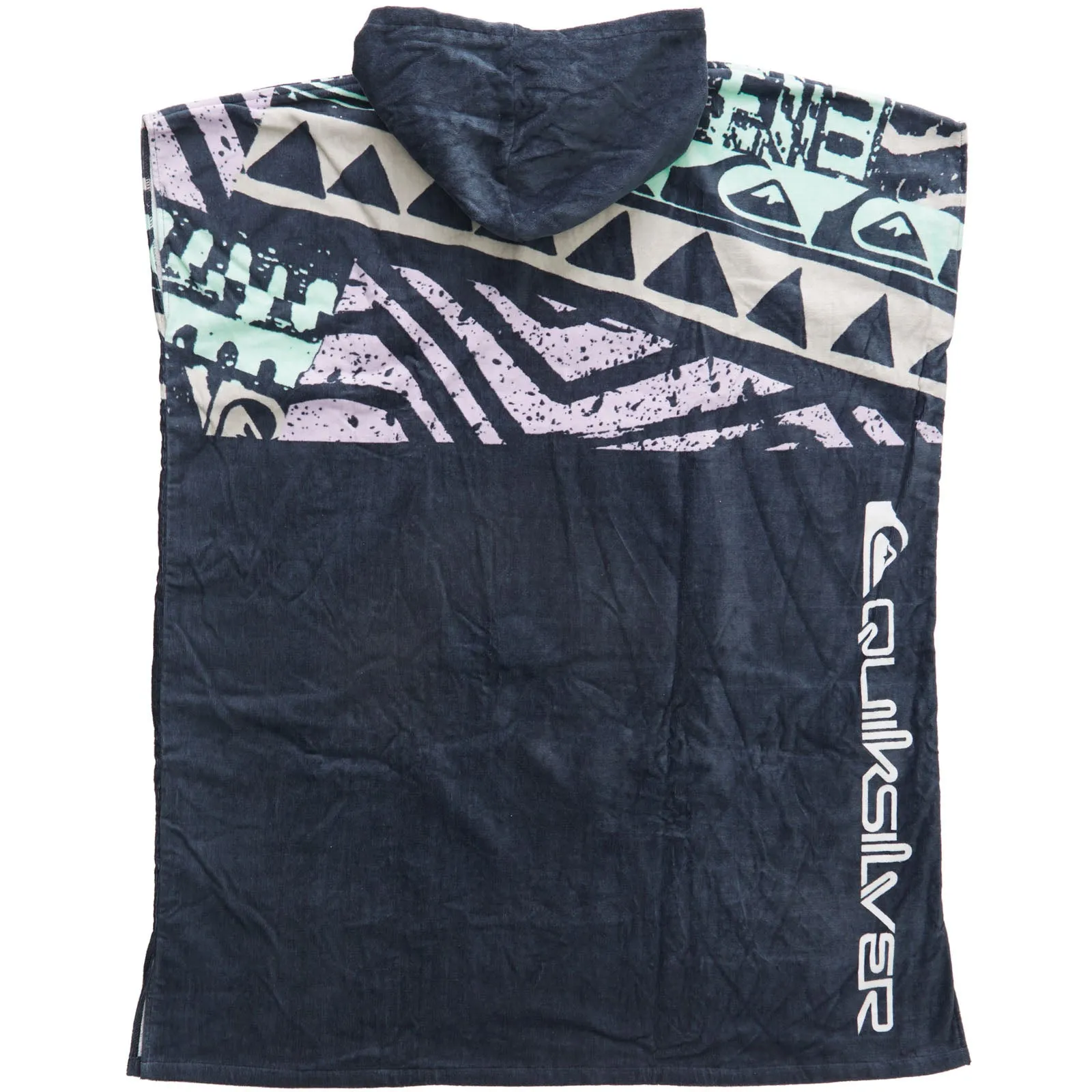 Quiksilver Mens Hooded Towel Surf Poncho - Navy