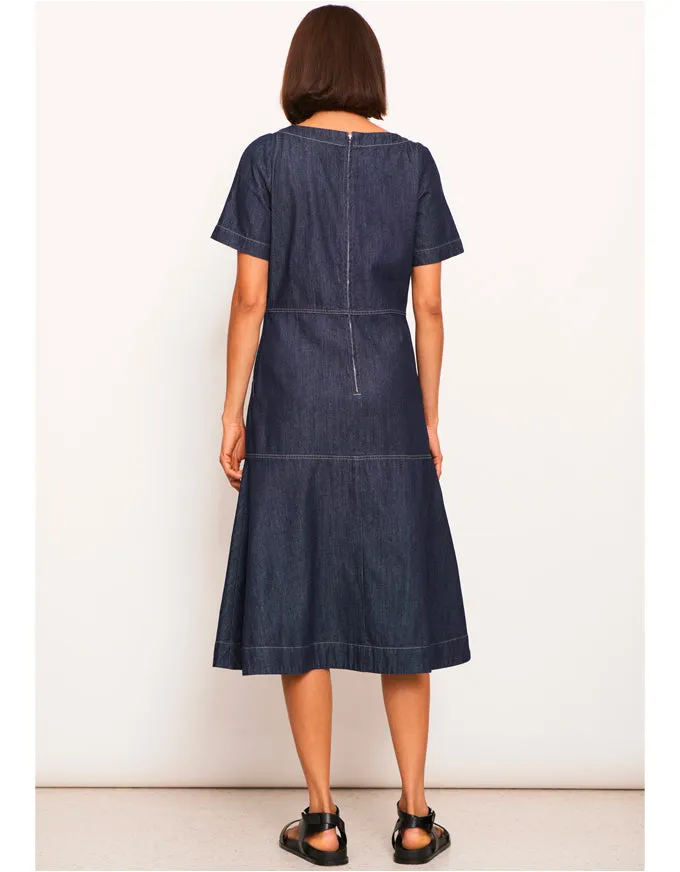 Raydel Denim Dress Dark Denim