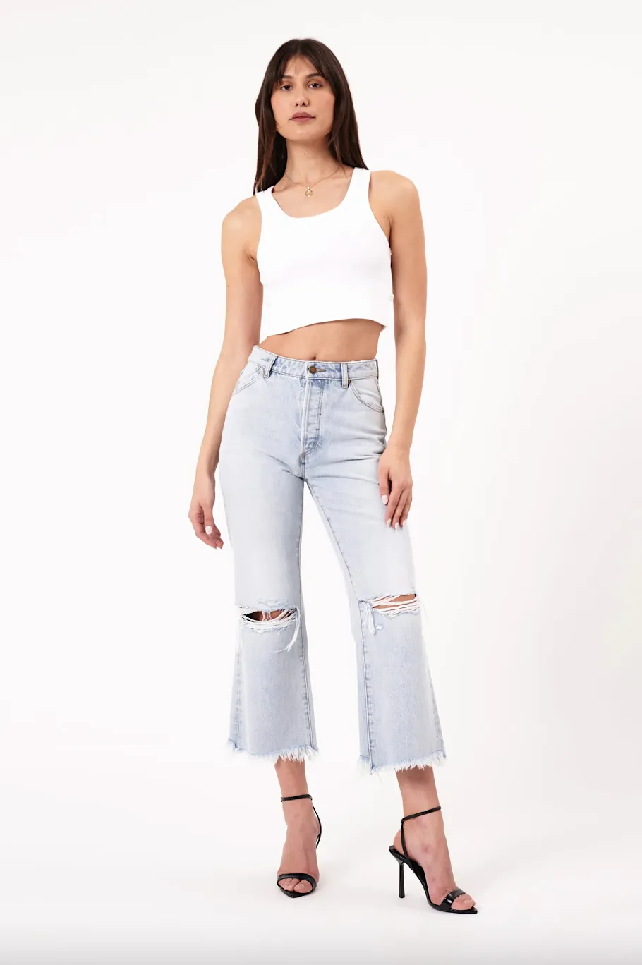 rolla's classic flare crop - luna