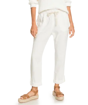 Roxy On The Seashore Pants-Snow White