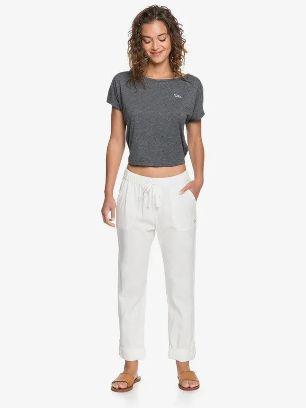 Roxy On The Seashore Pants-Snow White