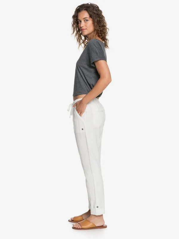 Roxy On The Seashore Pants-Snow White